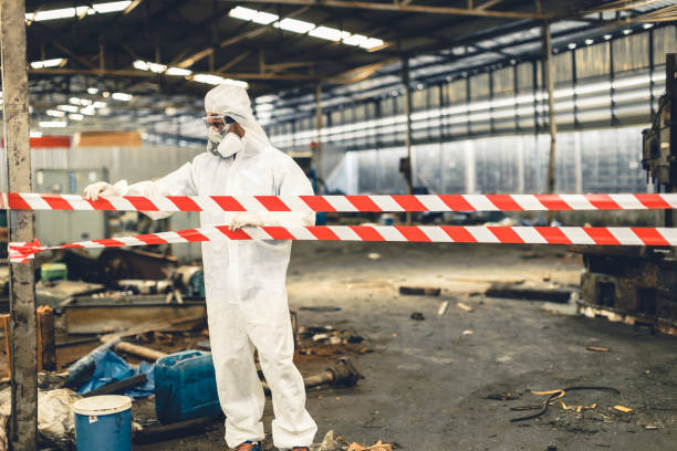 Professional Infectious Disease Decontamination technician working in East Sandwich, MA